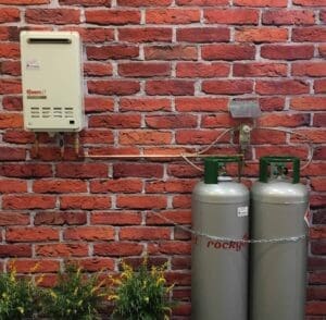 gas rheem continuous flow hot water system - LPG - RHEEM WATER HEATER