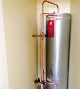 mains pressure hot water cylinder installed - hot water cylinder price