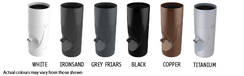 Spouting downpipe guttering pipe colour