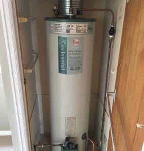 hot water cylinder - gas storage rheem water heater