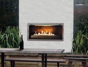 gas heating for your home - rinnai gas fires - outdoor options
