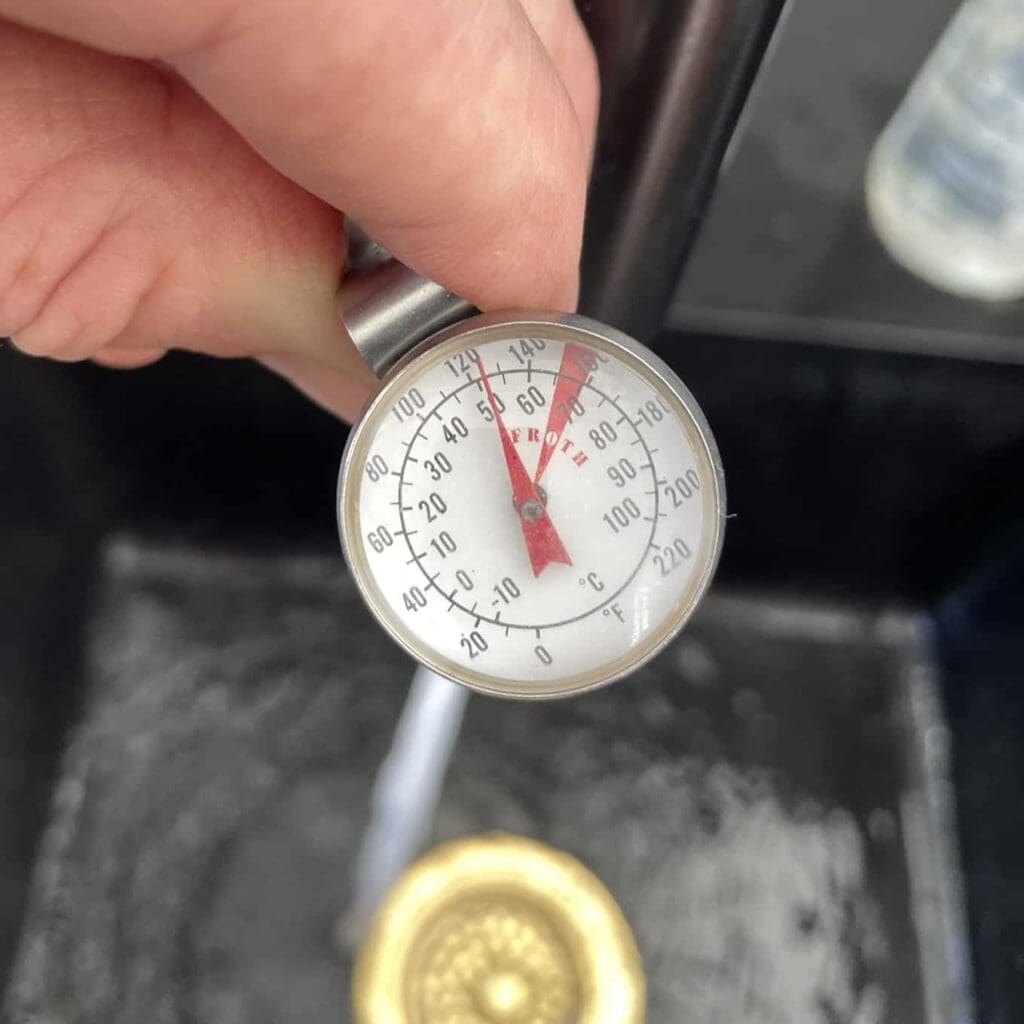 hot water cylinder temperature