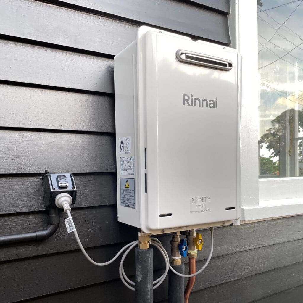 rinnai infinity ef26 - the high efficiency model - costs a little extra, but bigger savings in the long run