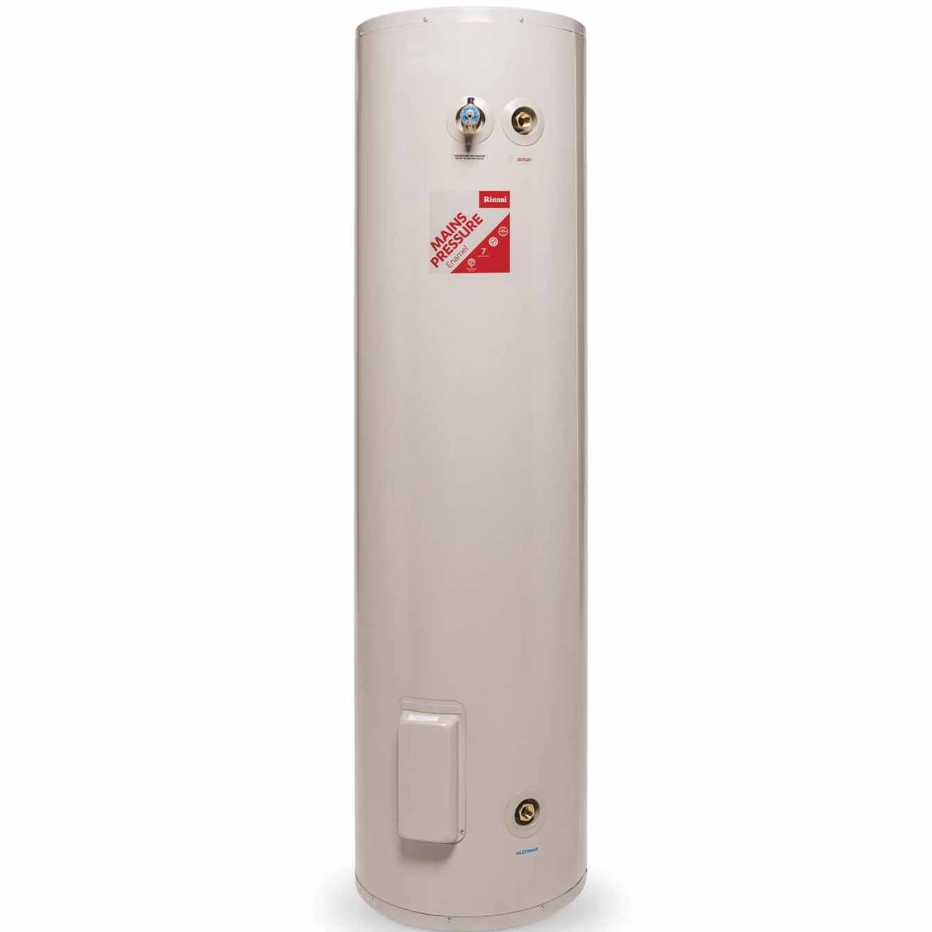 Upgrade to a Rinnai (Indoor/Outdoor) 180L Hot Water Cylinder Electric